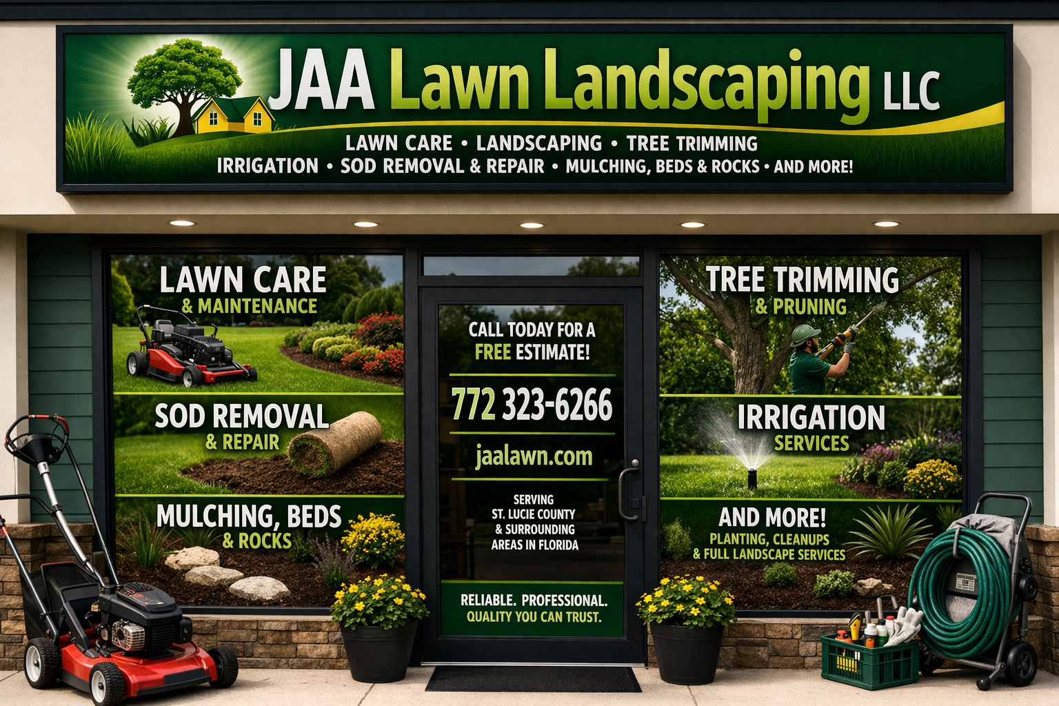 Welcome to JAA Lawn Landscaping LLC – Your Trusted Landscaping Experts in St. Lucie & Martin County